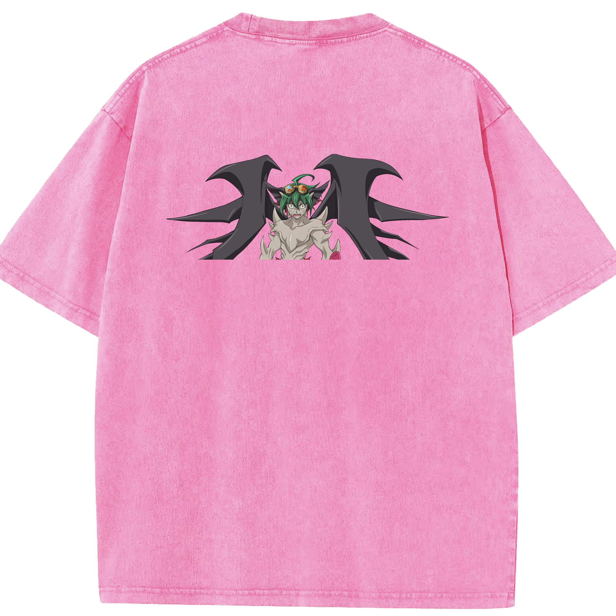 （画像用） 遊☆戯☆王 Yu-Gi-Oh! 綿100% ヴィンテージ風 半袖Tシャツ（背面プリント）